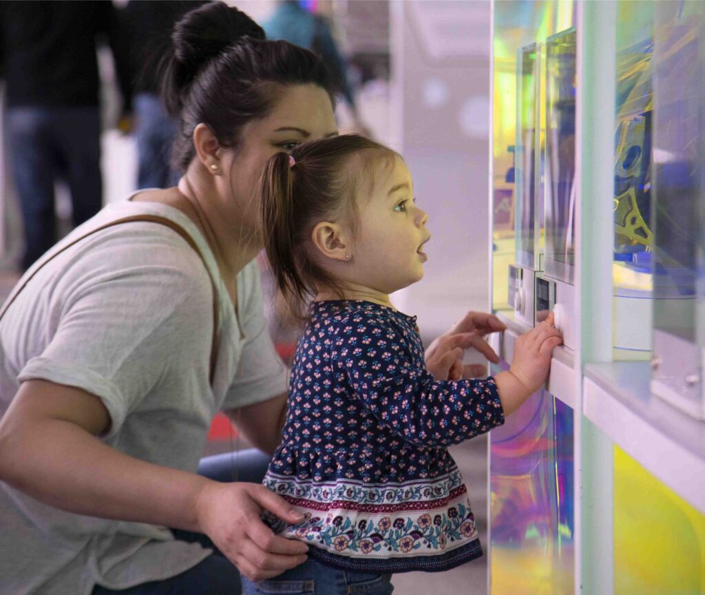 Child exploring